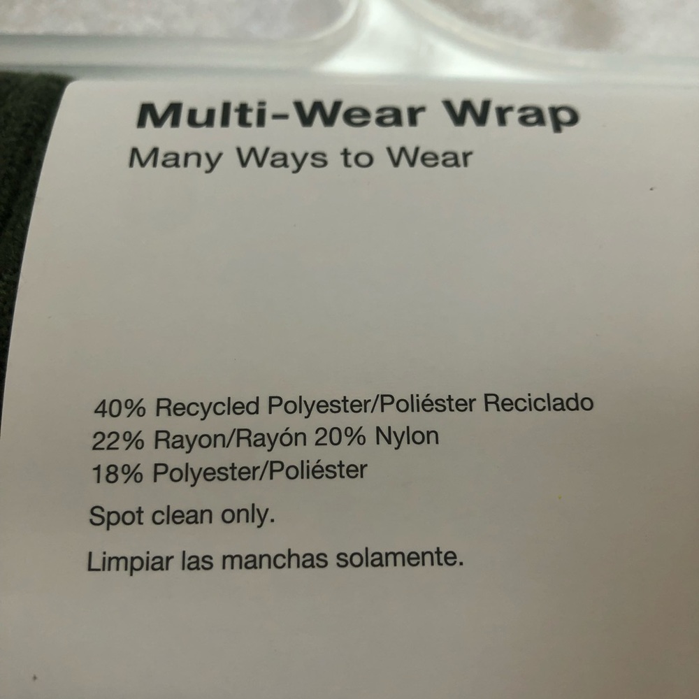 🌺🌼NWT Time and Tru Ruana Ribbed Multi-Wear Wrap - Picture 6 of 7
